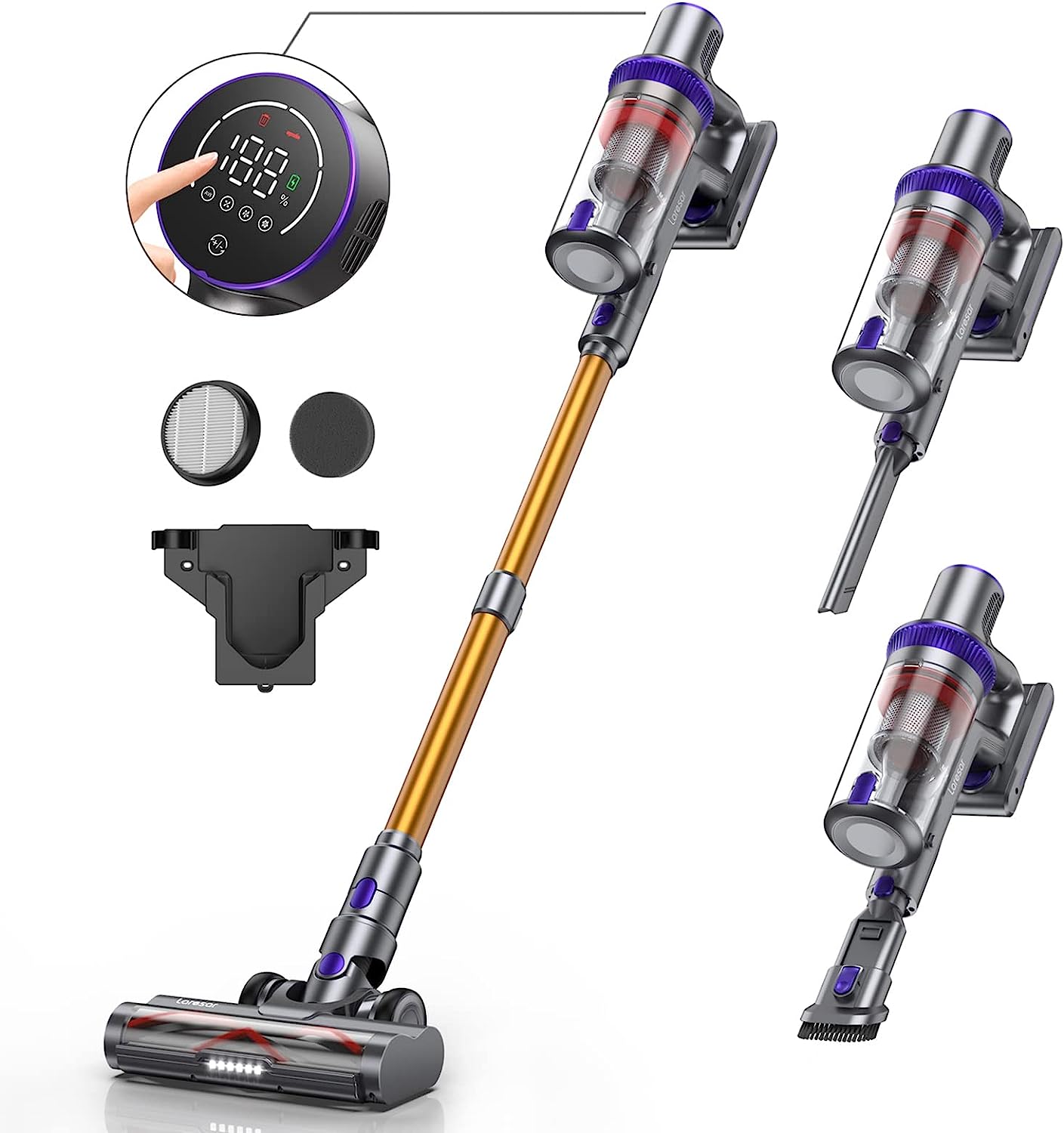 Laresar Elite 3 Review  Cordless Vacuum Cleaner 33KPa 400W